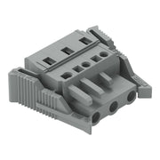WAGO - Kabelsteckverbinder für Leiterplattensteckverbinder 1-Leiter-Federleiste 231-203/037-000 CAGECLAMP,2,5 mm²,gr − 50 Stück