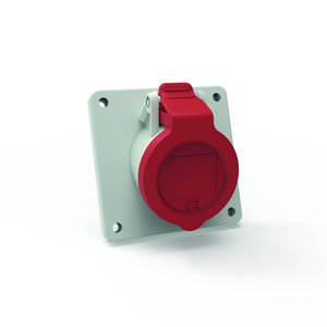 Bals Elektrotech - CEE-Anbausteckdose (IEC 60309) Anbausteckdose 127501 16A 3p 400V 9h IP54 − 10 Stück