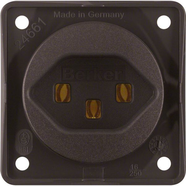 Berker - Steckdose br/matt 962592501 Schweiz Typ23
