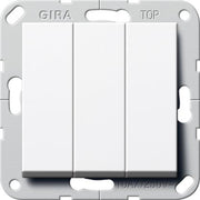 Gira - Taster 3-fach rws 284403 1polig Schließer