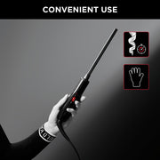 Rowenta - Haartrockner/Haarstyler Lockenstab CF311L sw/ws/rt x Karl Lagerfeld − 6 Stück