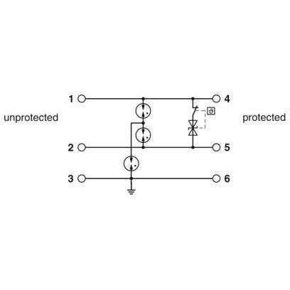 Phoenix Contact - Überspannungsableiter für Informations-/MSR-Technik Überspannungsschutzgerät 2906811