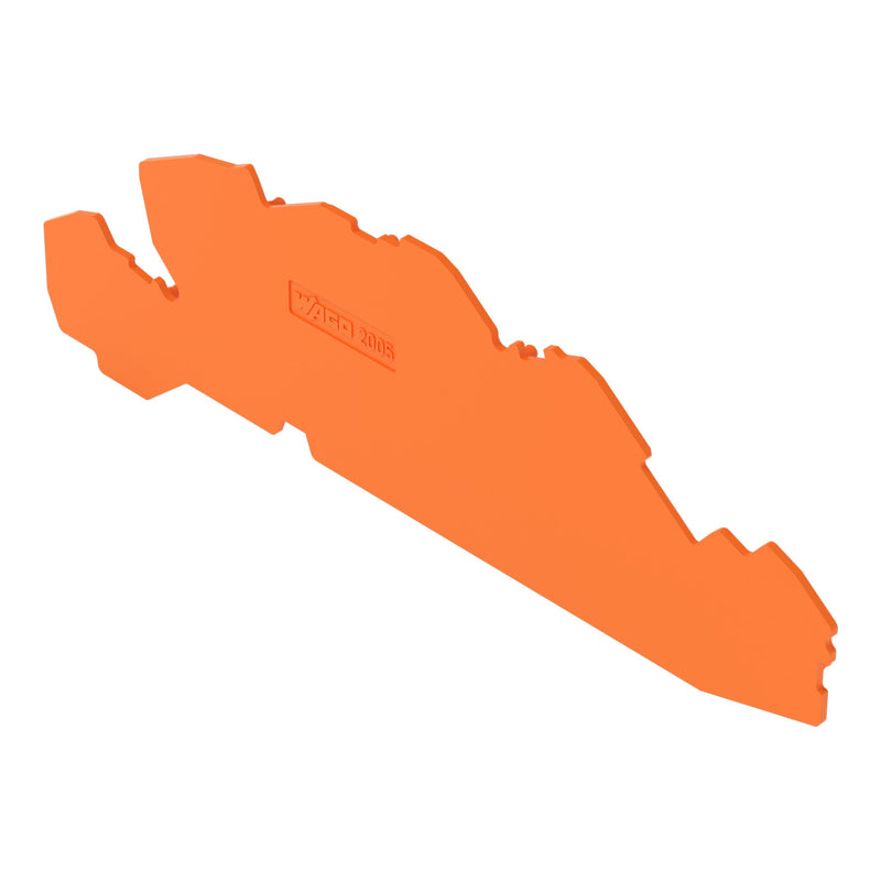 WAGO - Abschluss- und Zwischenplatte für Reihenklemme Abschluss-/Zwischenplatte 2005-7692 orange