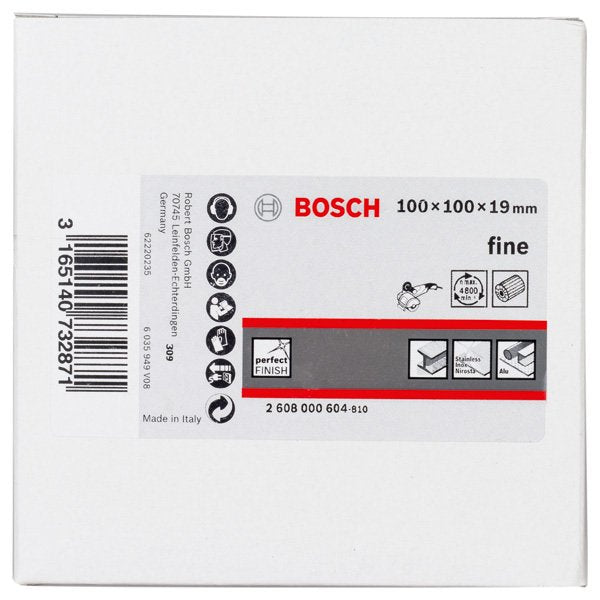 Bosch - Trenn-/Schleifscheibe Lamellenschleifwalze mit 2608000604 Vlies 19 mm fein 100