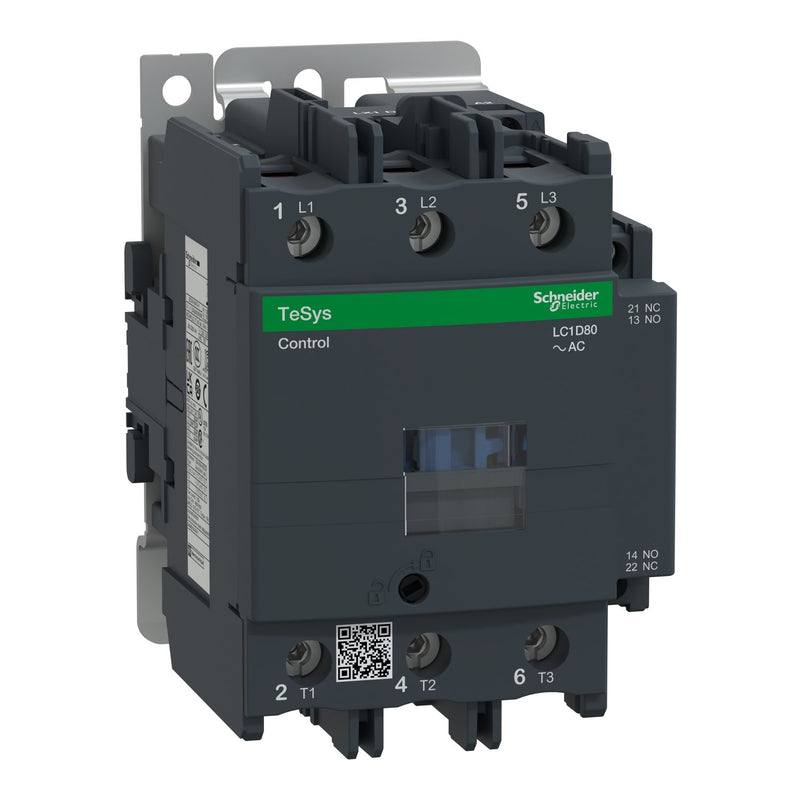 Schneider Electric - Leistungsschütz zum Schalten von Wechselstrom Leistungsschütz LC1D80B7