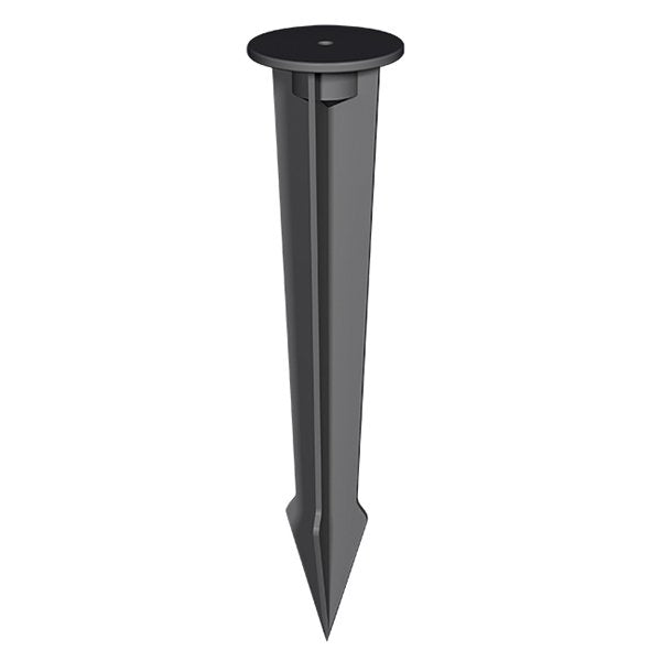 ESYLUX - Mechanisches Zubehör/Ersatzteile für Leuchten Bodenanker inkl. Adapter FL GROUND SPIKE BK für OFL-/AFL-SUN sw