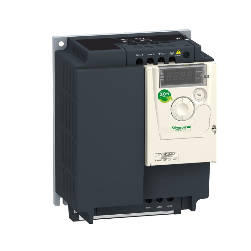 Schneider Electric - Frequenzumrichter =< 1 kV Frequenzumrichter ATV12PU30M3 3ph, 200V, 3kW − 1 Stück