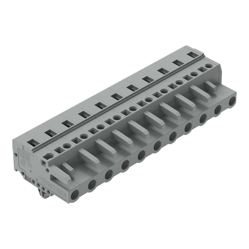 WAGO - Kabelsteckverbinder für Leiterplattensteckverbinder 1-Leiter-Federleiste 231-211/008-000 CAGECLAMP,2,5 mm²,gr − 25 Stück