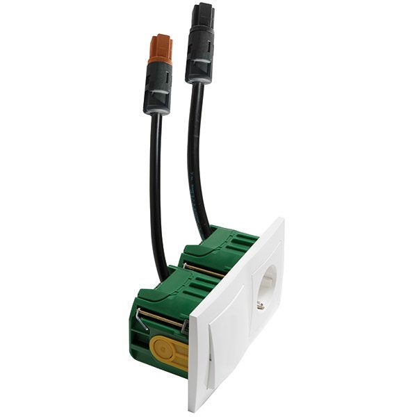Peha - Schalter-/Steckdosenkombination Socketline Connect H 11.511 #00075071 Geräte-Kombi, rws