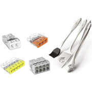 WAGO - Werkzeugset PROFI-SET mit NAPOLEON 887-446 Grillbesteck-Set100