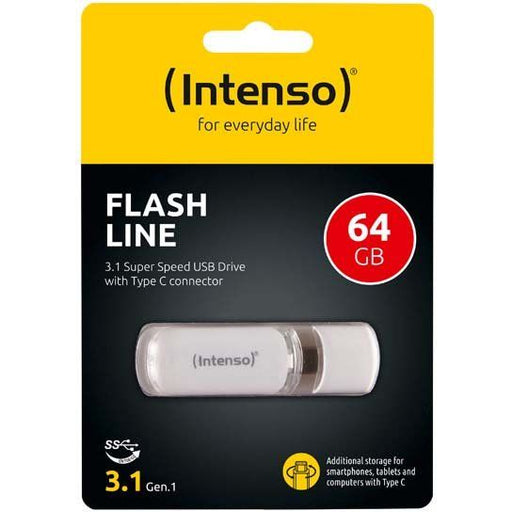 Intenso - Speichermedium digital USB 3.1 OTG Stick 64GB 3538490 (R)70MB/s,TypC − 6 Stück
