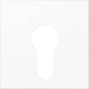 Jung - Abdeckung/Bedienelement für Installationsschalterprogramme Abdeckung aws A 525 PL WW für Schlüsselschalt