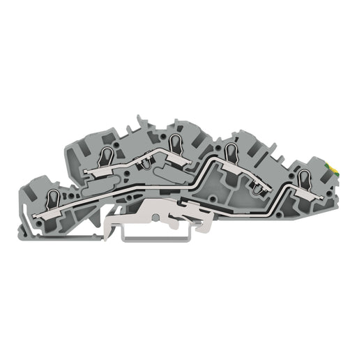 WAGO - Installations-Etagenklemme 2005-7645 L/L/PE 4/6qmm grau