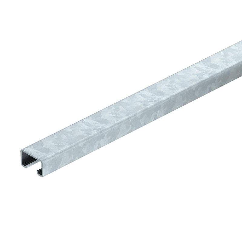 OBO Bettermann - Stiel/Profilschiene Profilschiene MS5030UP2000FT ungelocht, SW 22mm − 20 Meter