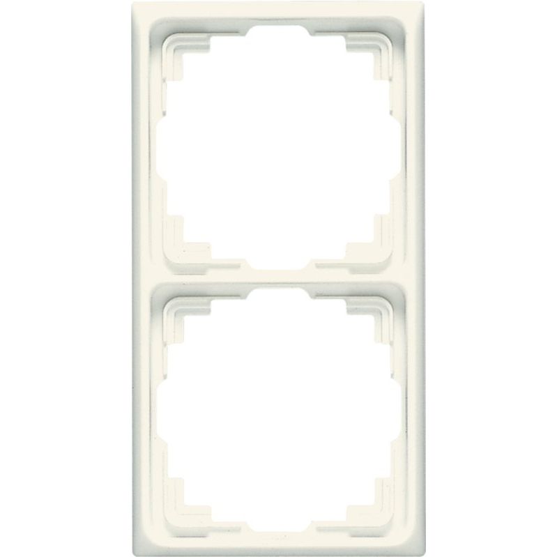 Jung - Abdeckrahmen Rahmen 2-fach ws CD 582 K W waage/senkrecht