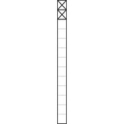 Siedle&Söhne - Kommunikations-Säule Kommunikations-Stele KS 613-2 W 1,3m weiss 2Mod