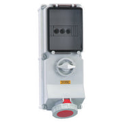 Bals Elektrotech - CEE-Steckdose abschaltbar, abgesichert (IEC 60309) Wandsteckdose abschaltbar 17543 verriegelt abgesich