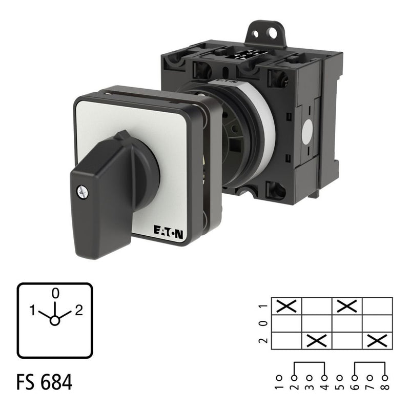 Eaton - Lastschalter Umschalter T3 32A T3-2-8211/Z Zwischenbau