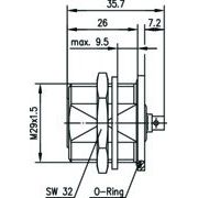 Telegärtner - Koax-Steckverbinder 7-16-KabelEinbaubuchse 100024450 50Ohm G10(UT141)