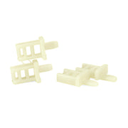 HellermannTyton - Befestigungssockel und -element für Kabelbinder Keilsockel TY5K1 PA66HS NA 100 15x14,8mm − 100 Stück