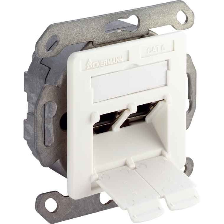 Leviton - Kommunikationsanschlussdose Kupfer WAEG6V-Dose 8/8 EK/EKR WAEG6V 8/8EKR/EK9010 LSA