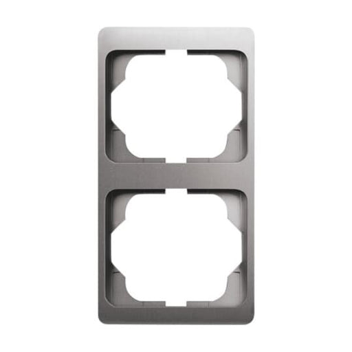 Busch-Jaeger - Abdeckrahmen Rahmen 2-fach 1732 KA-20 platin, senkr.,alpha − 1 Stück by Busch-Jaeger
