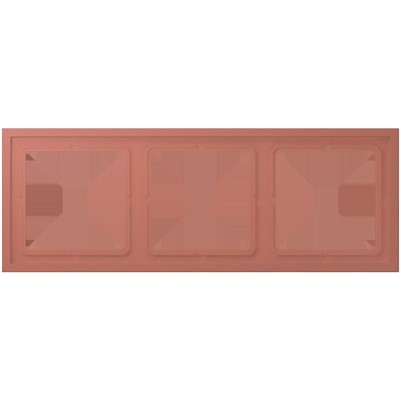Jung - Abdeckrahmen Rahmen 3-fach LCZ 983 BF 236 terre sienne brique
