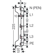 Hensel - Sammelschienenträger Mi ST 25