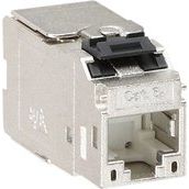 Gira - Einsatz/Abdeckung für Kommunikationstechnik Modular Jack RJ45 Cat6A 574000 Buchse m.Staubschutz