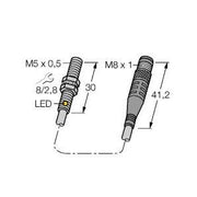 Turck - Induktiver Näherungsschalter Sensor BI1EG05AP6X0.3PSG3M induktiv