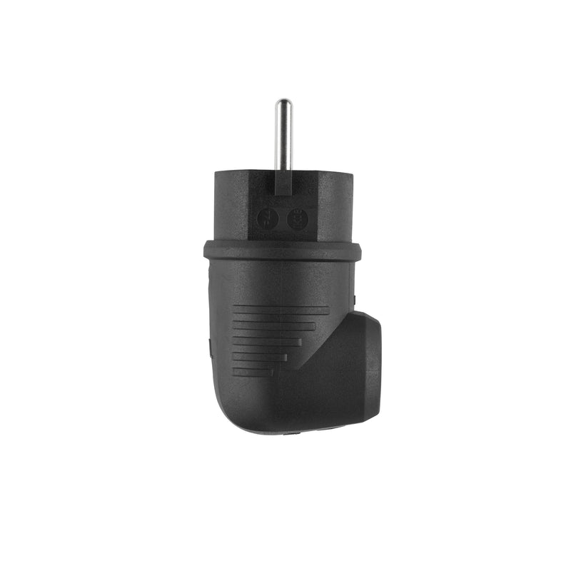 ABL - Schutzkontaktstecker Original Winkelstecker 1508 1508 SK+F/B Gummi sw − 20 Stück