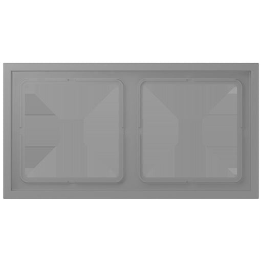 Jung - Abdeckrahmen Rahmen 2-fach LCZ 982 BF 203 gris 31