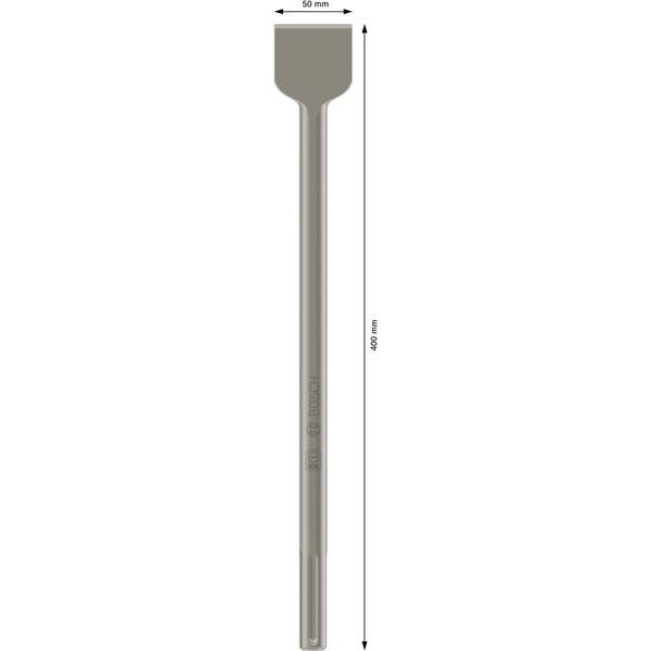 Bosch - Maschinenmeißel PRO SDS max-4C Spatmeißel, 2608690143 50 x 400 mm