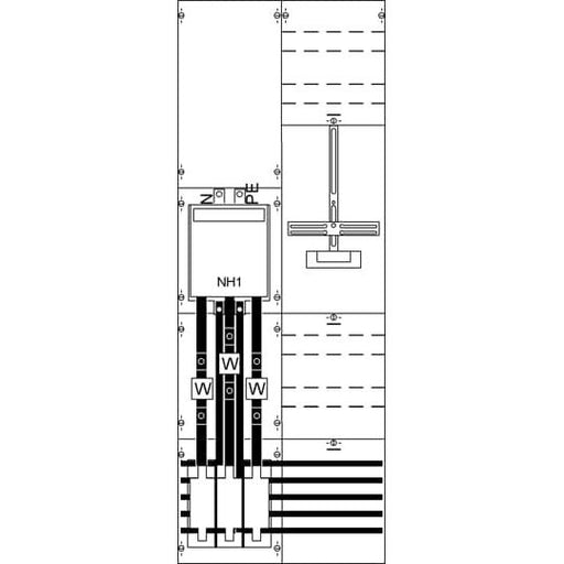 Striebel&John - Zählerfeld Mess-und Wandlerfeld KA4245 komplett H5/B2