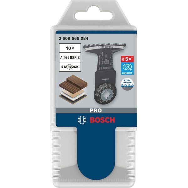 Bosch - Blatt für Oszillierer PRO AII 65 BSPIB Blatt für 2608669084VE(10) Multifunktionswerkze