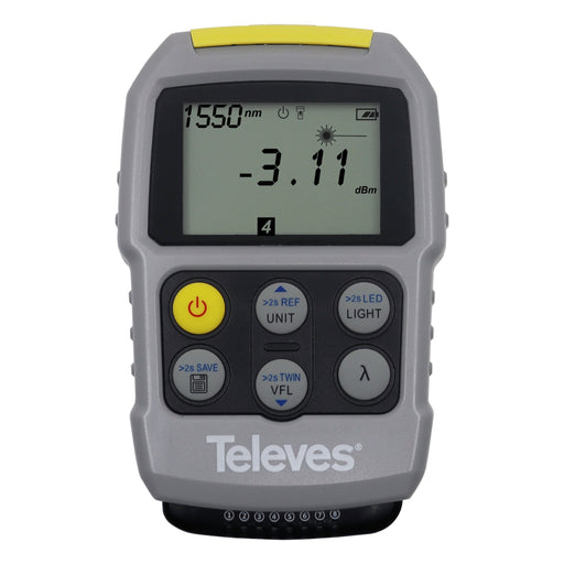 Televes - Antennenmessgerät Mini-Testgerät OPMVFLRJ45 f.LWL-Leiter OPM,VFL