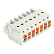 WAGO - Kabelsteckverbinder für Leiterplattensteckverbinder 1-Leiter-Federleiste 2721-107/026-000 Push-inCAGECLAMP,lgr − 50 Stück