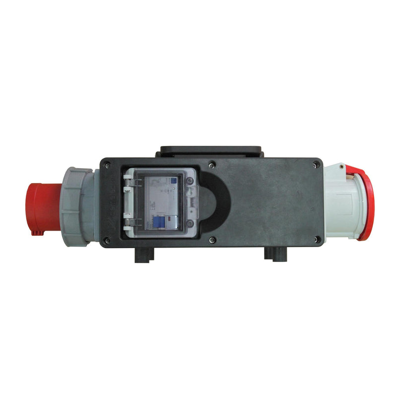 Walther Werke - CEE-Steckdosen-Kombination (IEC 60309) Protectionbox 6422102 Tragb. Vollgummi 63A