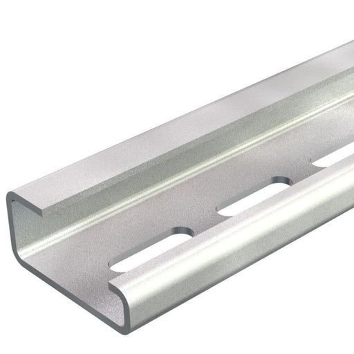 OBO Bettermann - Tragschiene 2064 GTPL 2M gelocht − 2 Meter