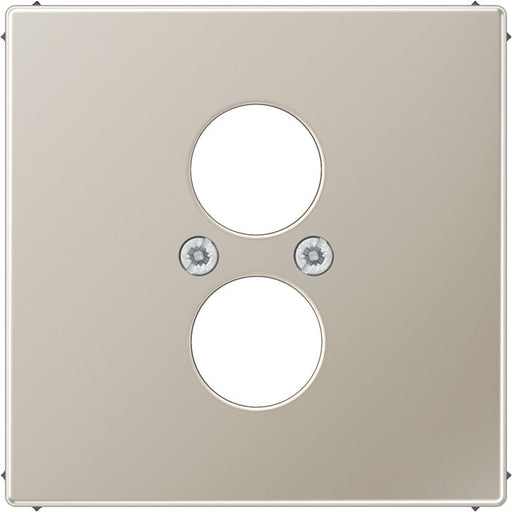 Jung - Einsatz/Abdeckung für Kommunikationstechnik Abdeckung eds ES 2962-2 für 2 Kleinst.Dosen