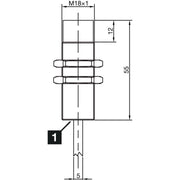 Di-soric - Induktiver Näherungsschalter Induktiver Näherungssensor INS-M18-N16PO-2C 16mm, nicht bündig