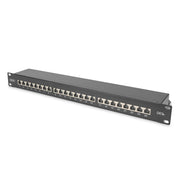 DIGITUS - Patchpanel Kupfer Patch Panel DN-91624S-EA-B 1HE, 24-Port, sw