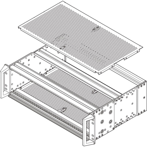 Schroff - Dach-/Bodenelement (Gehäuse/Schaltschrank) Abdeckblech 24568004 (VE2) 1mm,4mm