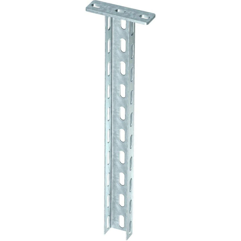 OBO Bettermann - Hängestiel für Kabeltragsystem U-Stiel m.Kopfplatte US 3 K 80 FT 800mm