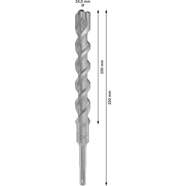 Bosch - Bohrer PRO SDS plus-5X 2608836647 Hammerbohrer 24 x