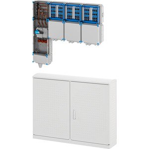 Hensel - Verteilerschrank für Energieversorgung Ladeverteiler Mi EV 11kW 18010 f.18 Ladep. a 11kW