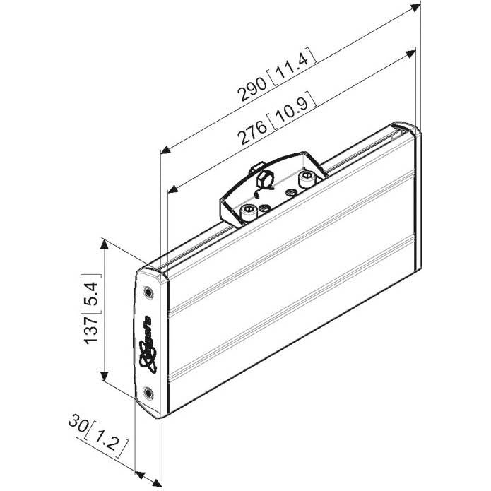 Vogels - Halterung für Audio-/Videosysteme Adapterbar PFB3402 sw 290mm