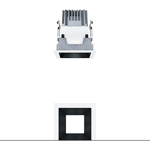 Zumtobel Group - Downlight/Strahler/Flutlicht LED-Einbauleuchte P-INF Q #60817904 4000K