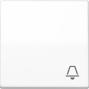 Jung - Abdeckung/Bedienelement für Installationsschalterprogramme Wippe Symbol KLINGEL aws AS 591 K WW für Taster