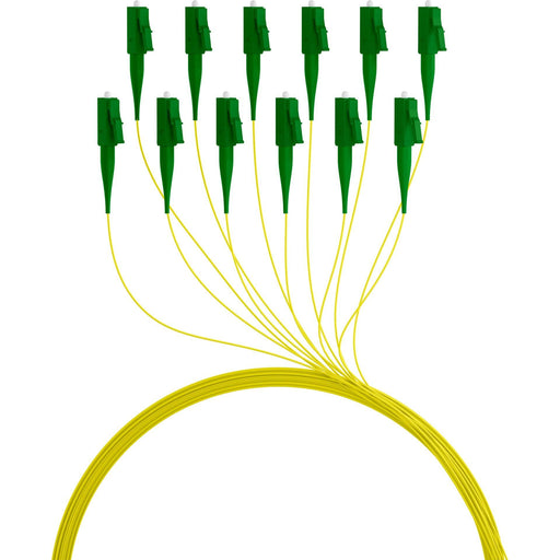 EFB-Elektronik - LWL-Pigtail LC-APC Faserpigtail 9/125 O0485.2 2m,ECOFIBER − 12 Stück